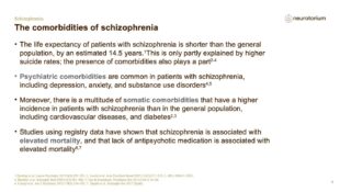 Schizophrenia – Comorbidity – slide 2